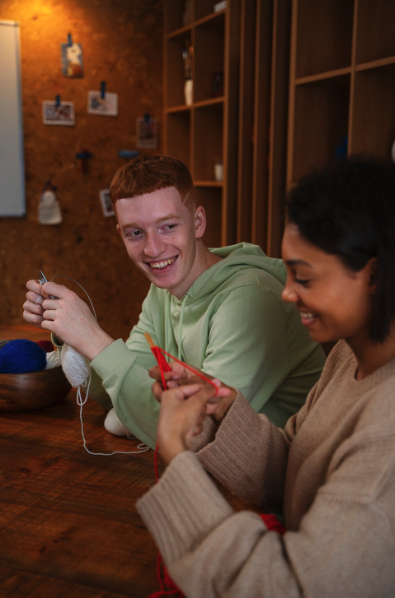 Learning to knit